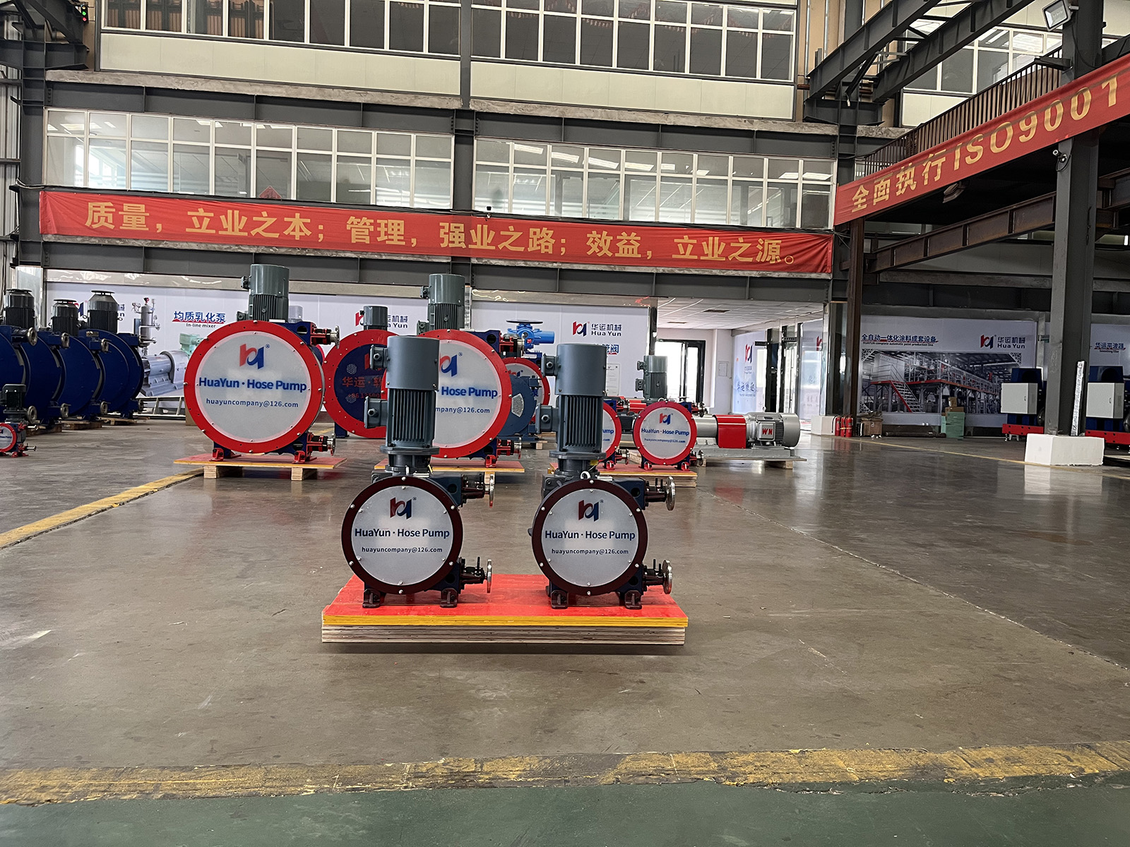 華運機械軟管泵發往歐洲，助力當地污水處理提質達標